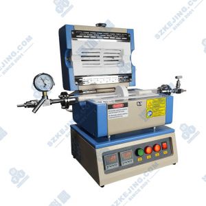 1200℃小型雙溫區(qū)開(kāi)啟式管式爐