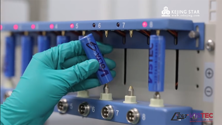 MTI-KEJING 圓柱電池生產(chǎn)線驗收視頻