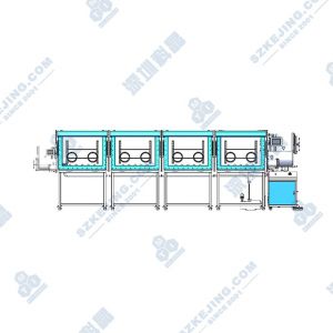 前開(kāi)門(mén)式四節(jié)雙面八工位手套箱(一體式）