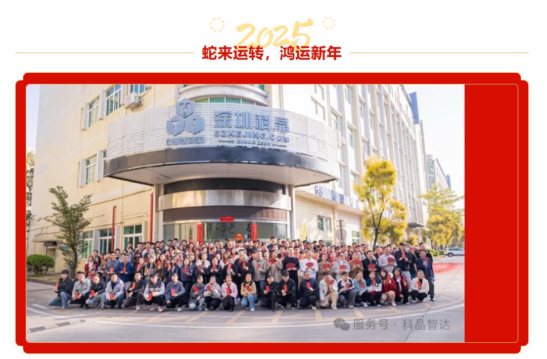 開工第一天，紅包祝福雙豐收！科晶智達邀您一起開啟輝煌2025！